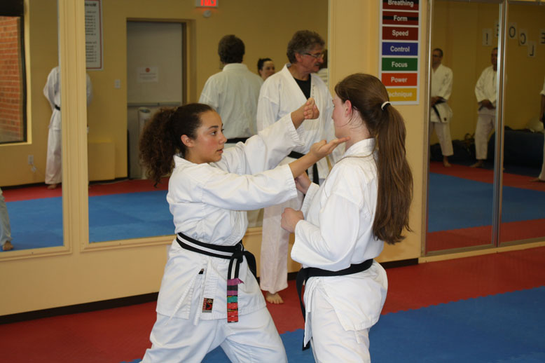 picture of kids training